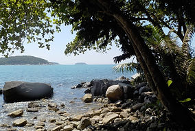 Beautiful quiet beach in Phuket