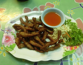 The spicy home made sauces here are fantastic :)