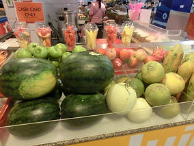Frest fruit shakes at Food Bazaar
