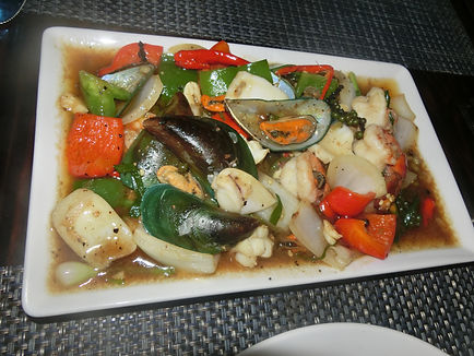 The Thai food at Sabai Corner is delicious.