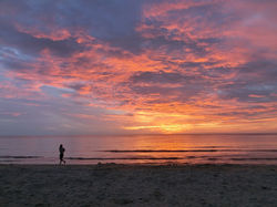 Sunrise Nadan Beach Khanom Thailand
