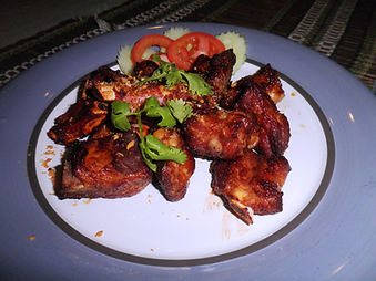Very tender spare ribs.